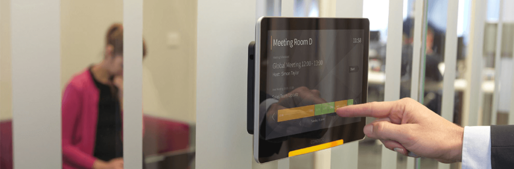 Meeting room schedulers
